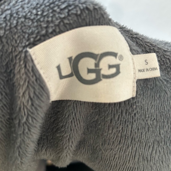 UGG Robe Grey Warm Cozy Mid Length - Picture 6 of 6